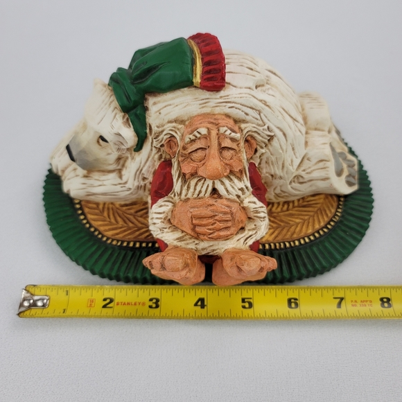 David Frykman Santa Sleeping On Bear Resin Holiday Figurine DF1036 - Picture 12 of 16
